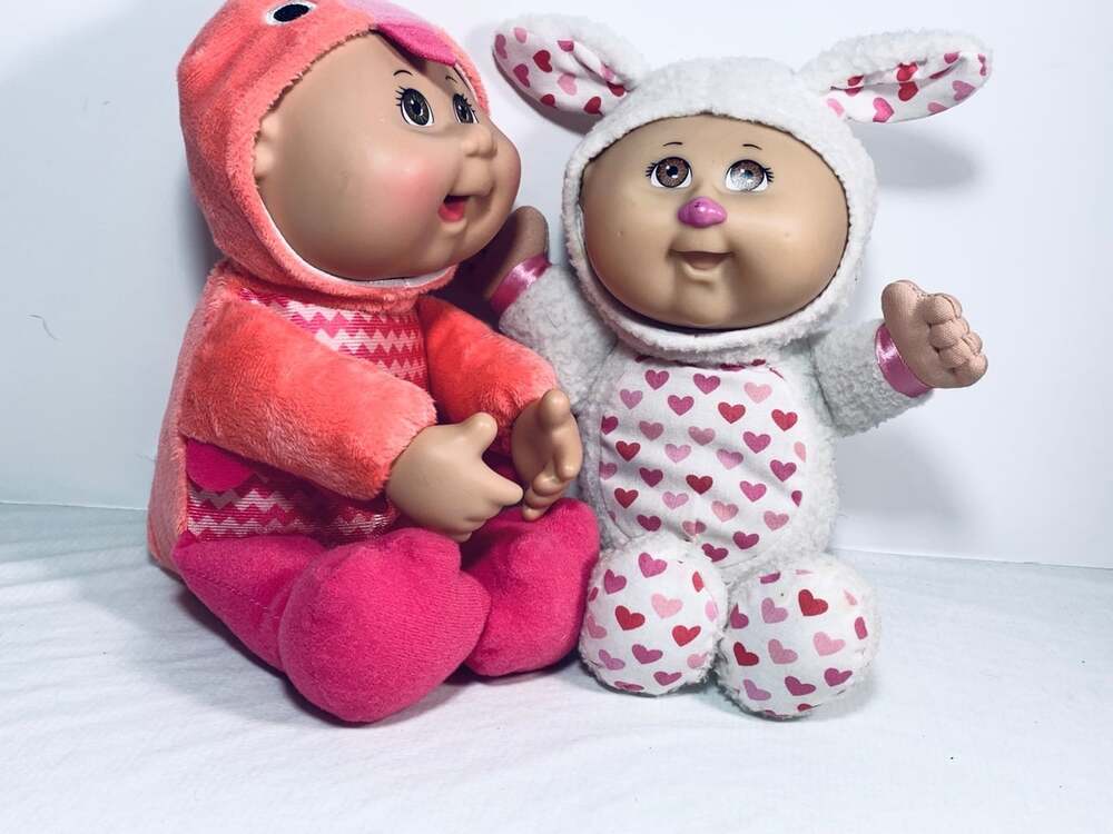 CPK cuties Flamingo Rosie and Easter Bunny Cutie